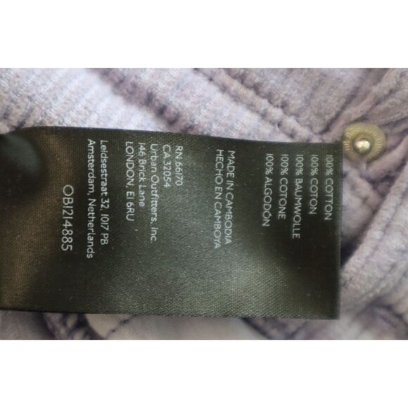 BDG x Urban Outfitters OB1214885 Women's Sz 28 Purple High n Wide Corduroy Pants - Picture 8 of 11